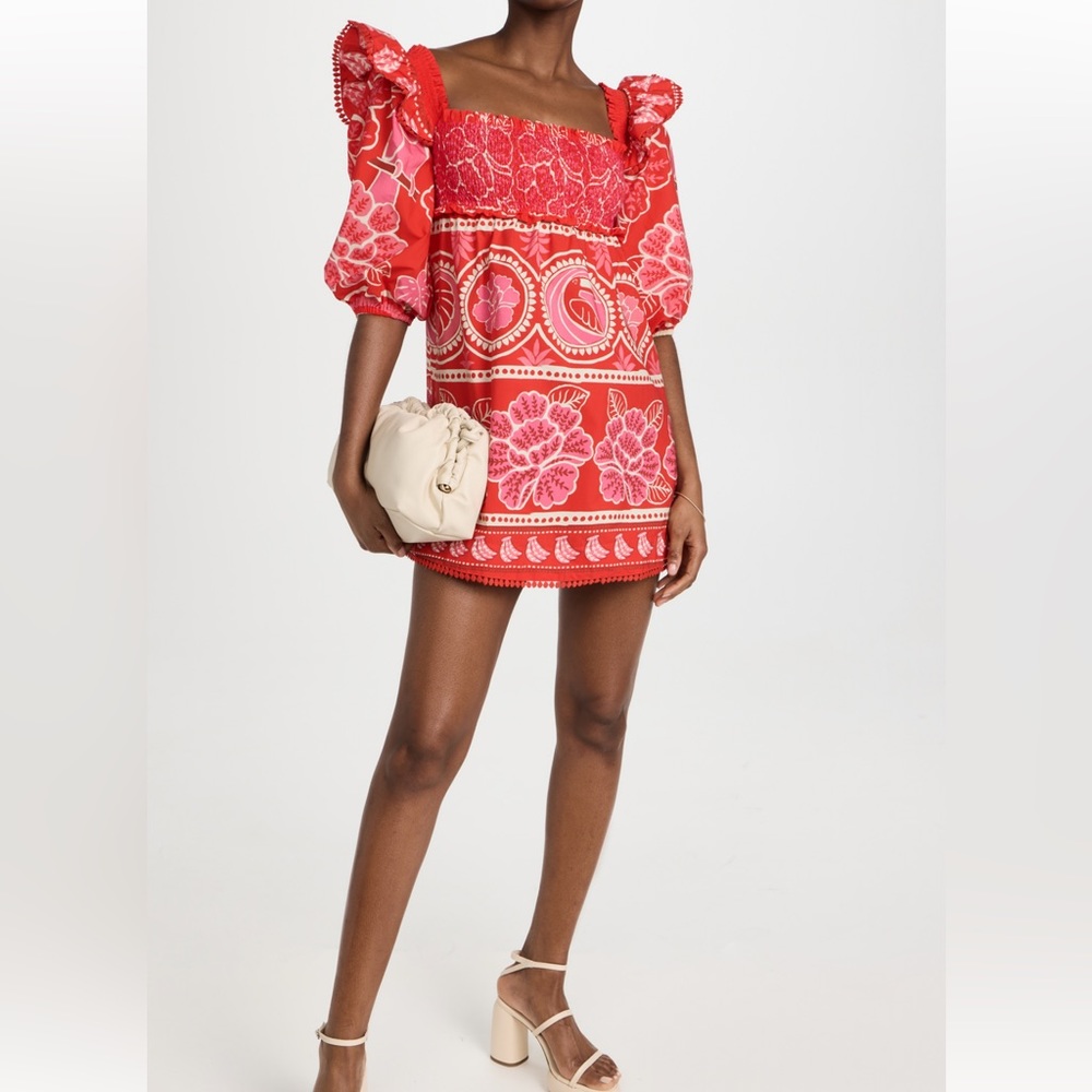 NWT Farm Rio Summer Sunrise mini dress